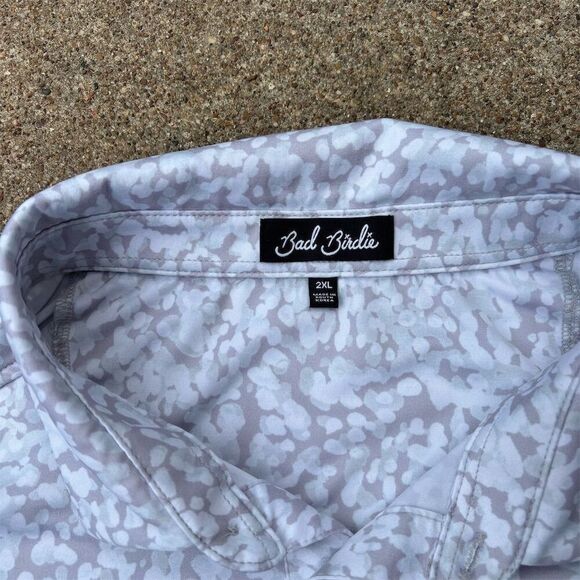 Bad Birdie Men's 2XL Salt Shaker Polo Shirt Multicolor Golf Casual - Picture 5 of 6